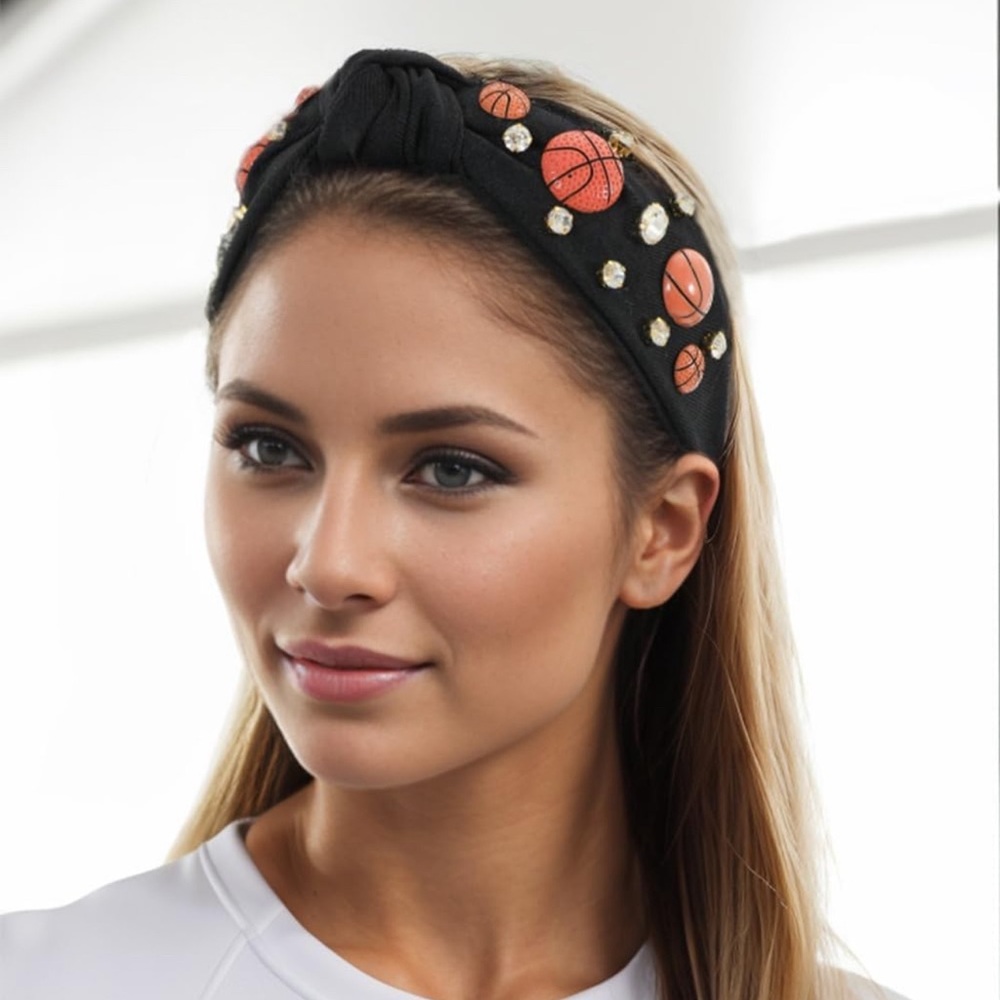 Embellished Basketball Headband